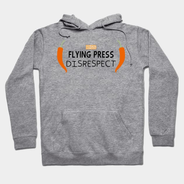 Boygos: Flying Press Disrespect Hoodie by LinearStudios